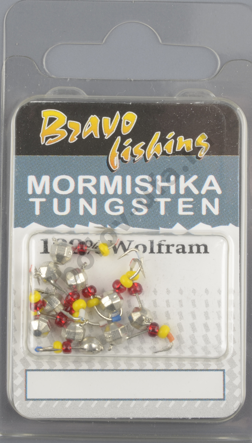 Мормышка вольфрам Bravo Fishing Шар с ушком крупная грань 4.0 мм 0.52 гр Sil