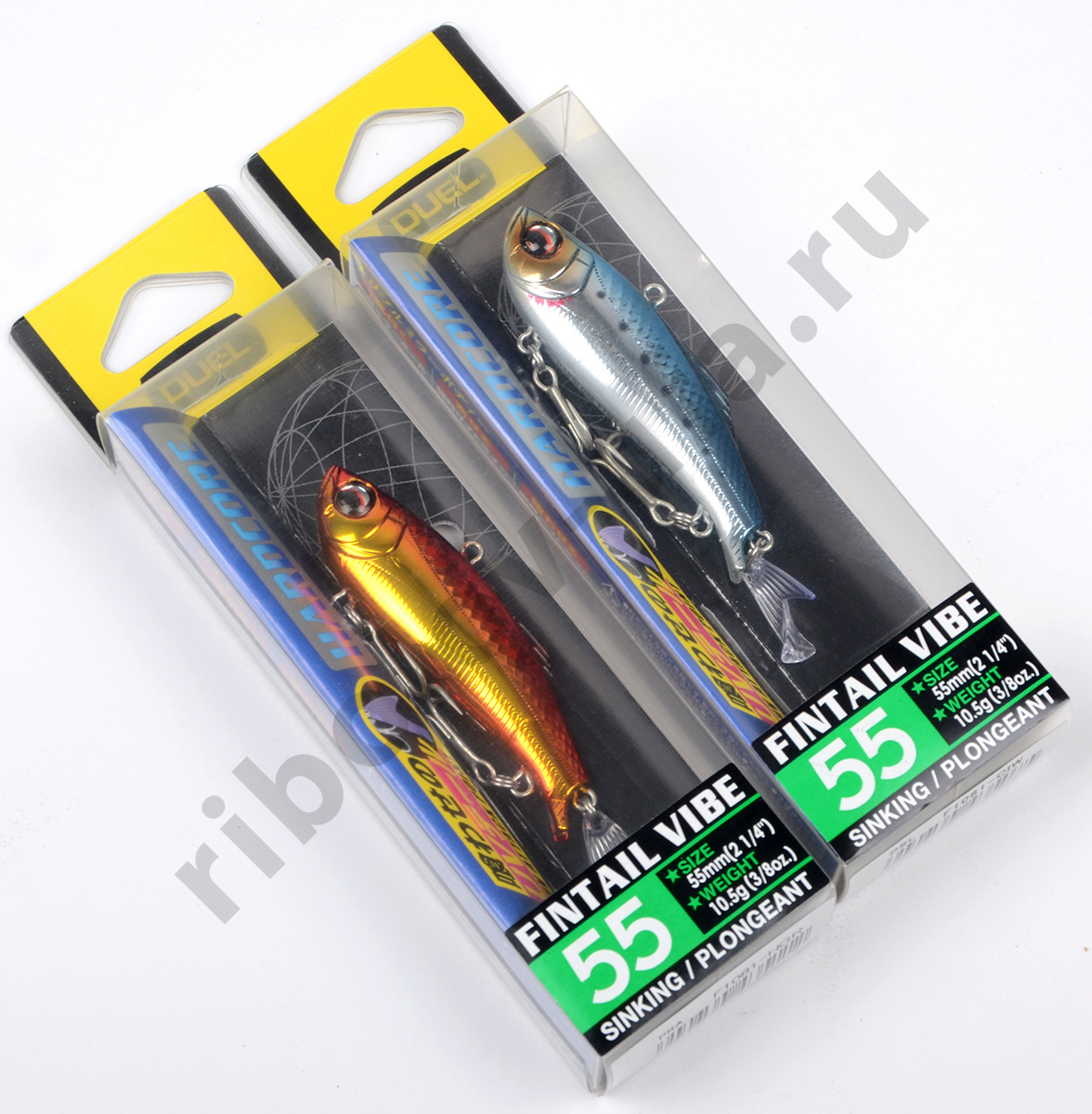 Виб Yo-Zuri  F1081-CIW Hardcore Fintail Vibe 55, 10,5г