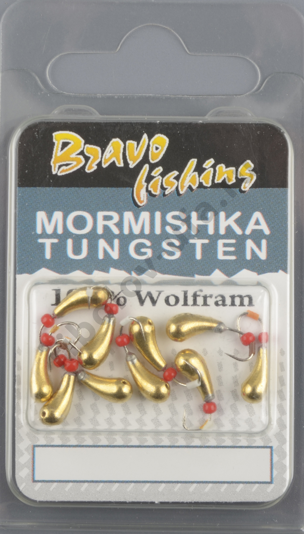 Мормышка вольфрам Bravo Fishing Чесночинка с отверстием, 3.5 мм 0.83 гр Go