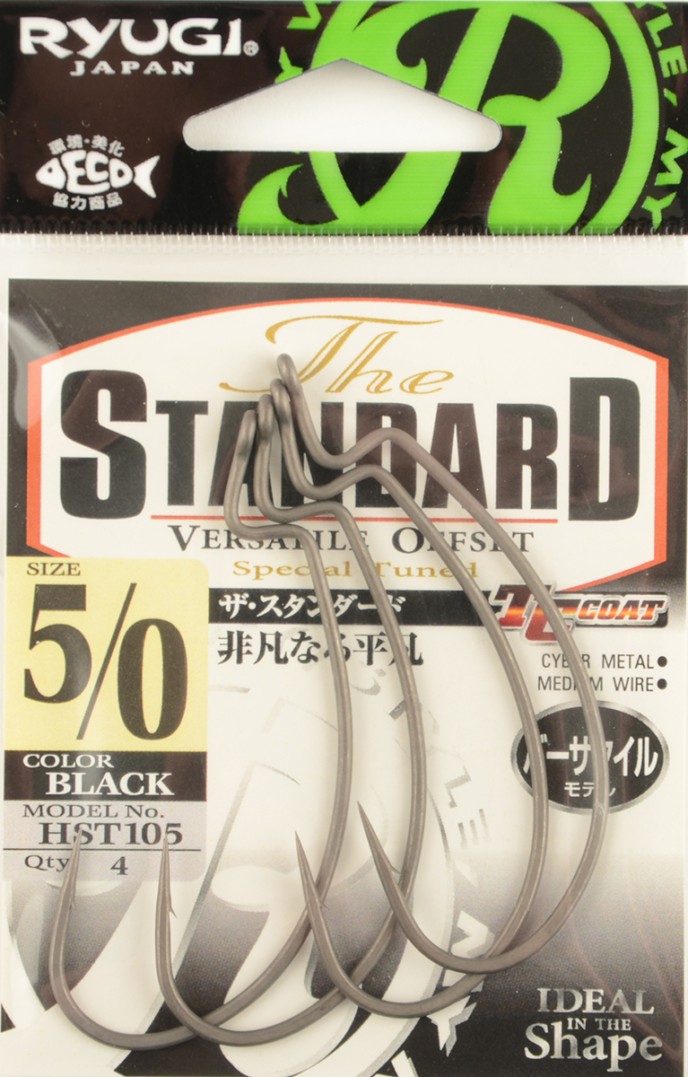 Офсетный крючок Ryugi The Standard Hook TC(tef) №5/0