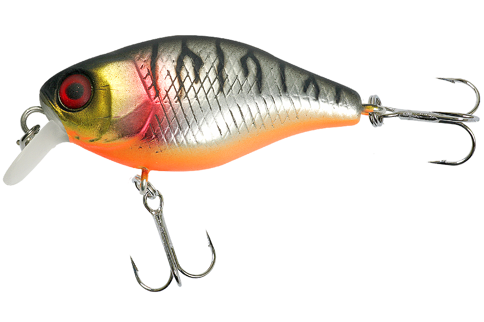 Воблер Jackall Chubby 38 SR Silent дл. 3.8 см, гл. 0.6-1.0 м, 4 гр. floating, цв.ul mat silver tiger