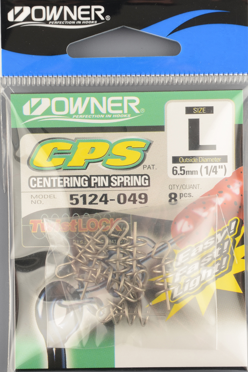Спираль Owner для приманок Centering Pin Spring nickel №L