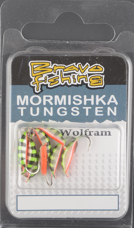 Мормышка вольфрам Bravo Fishing Супер банан с ушком крашенный 3.5 мм 0.82 гр 41
