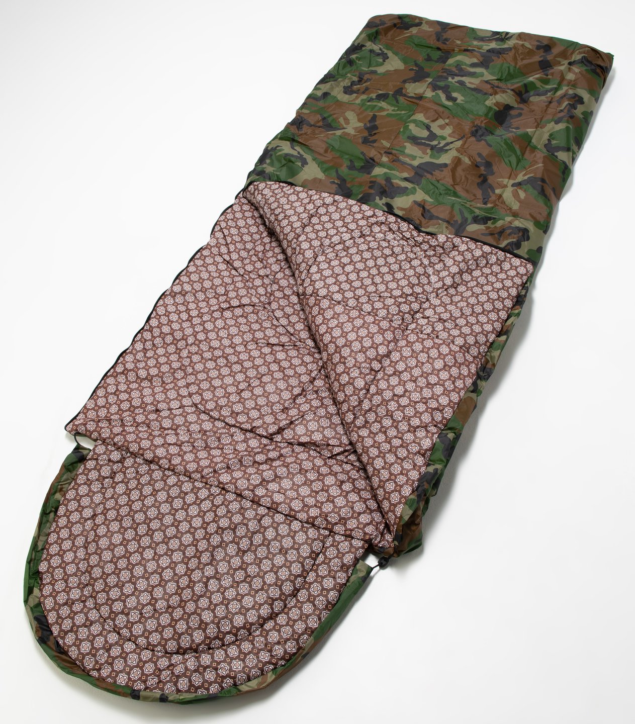 Спальник Huntsman Аляска  -15 С, 250*90см цв.КМФ тк.Оксфорд 