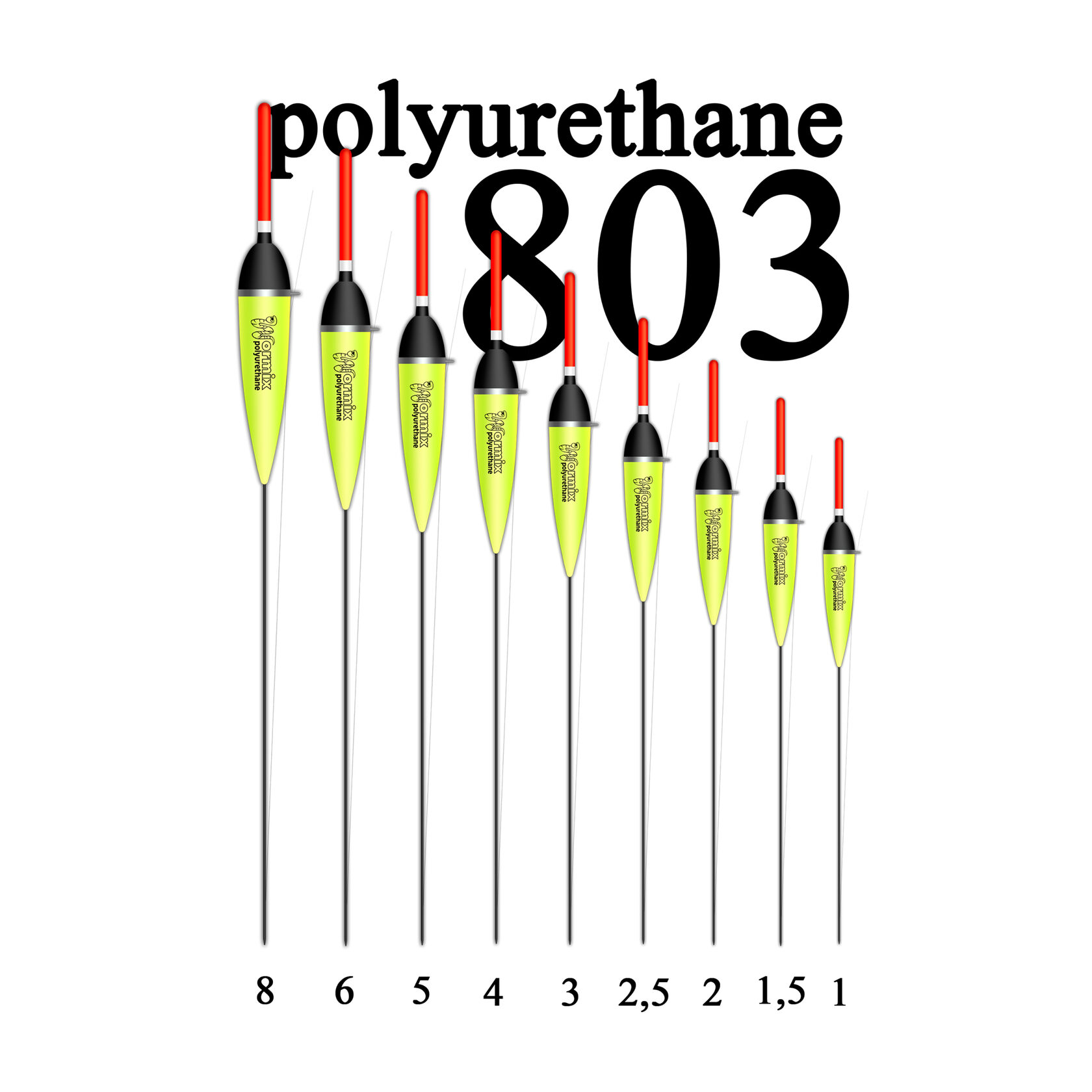 Поплавок из полиуретана Wormix 80360  6,0 гр