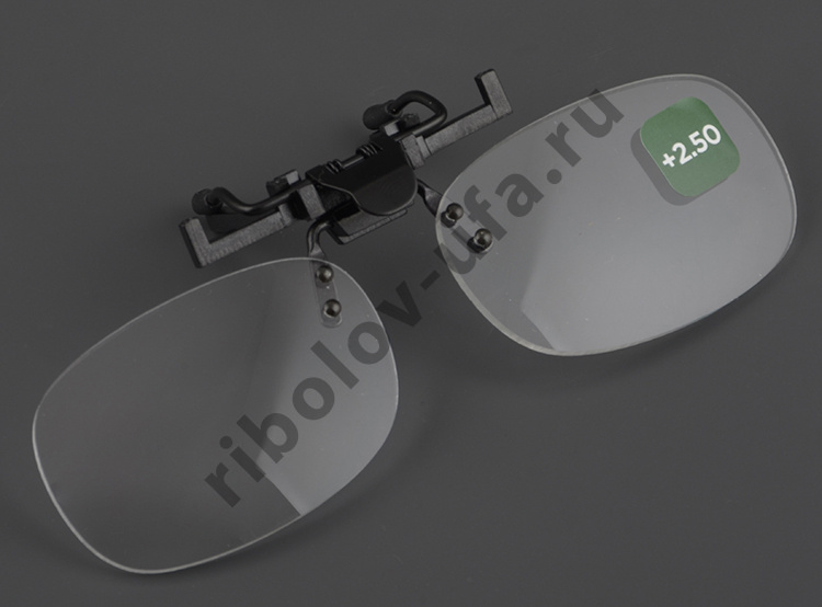 Накладки на очки с диоптриями Flip & Focus magnifier clips onto regular eyeglass +2.50