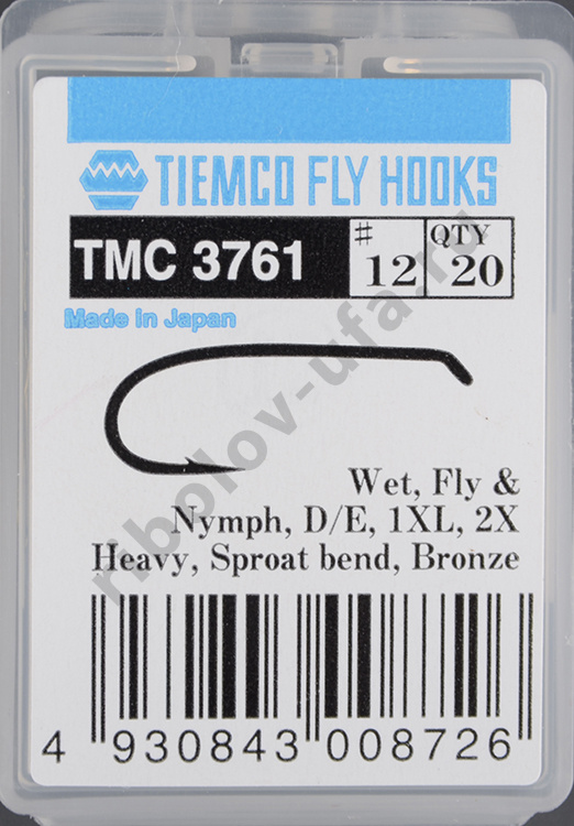 Крючки Tiemco TMC3761 #12 (20 шт)