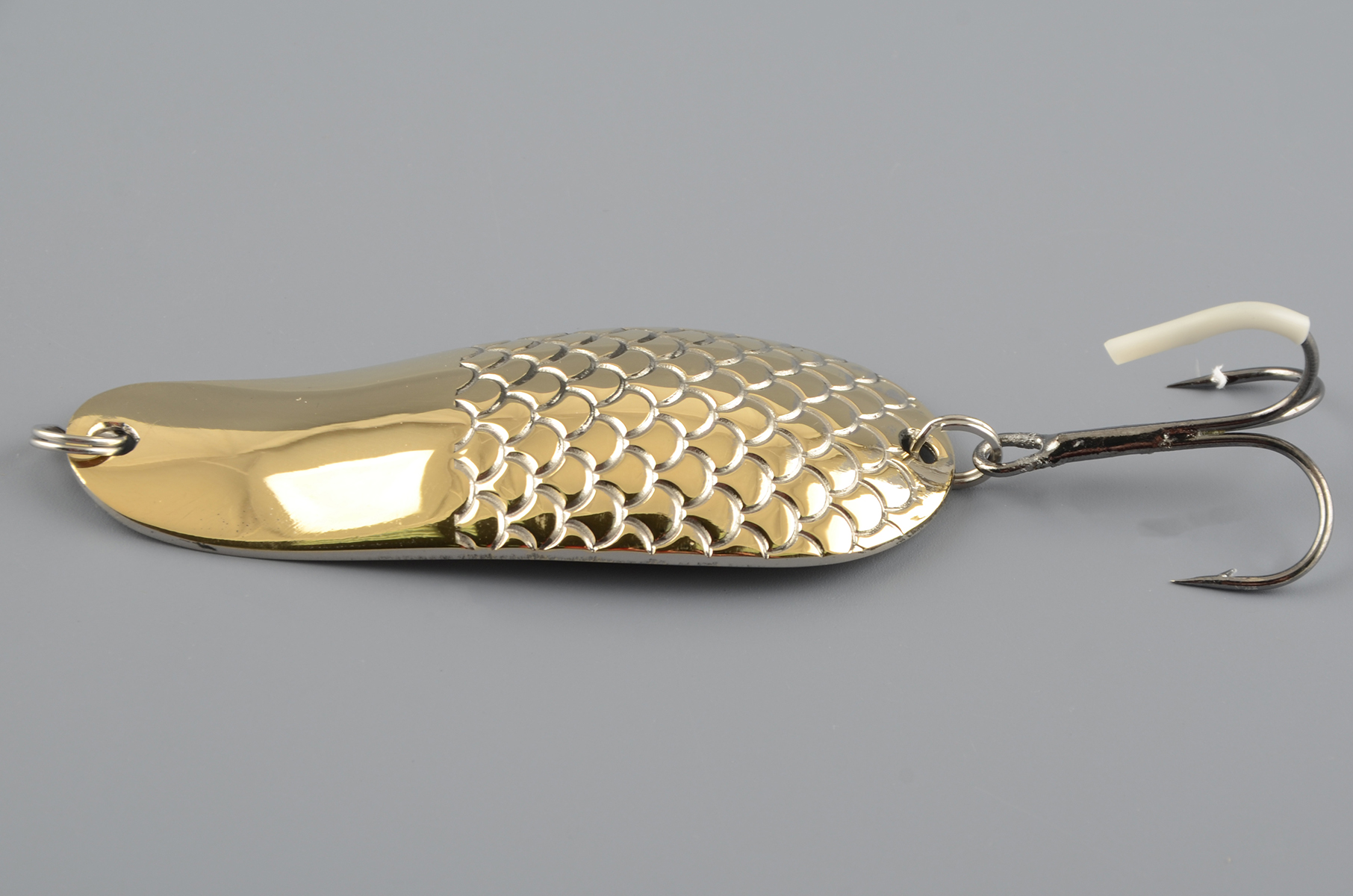 Блесна Бубнов колеблющаяся На щуку-2 22 гр. жел/бел