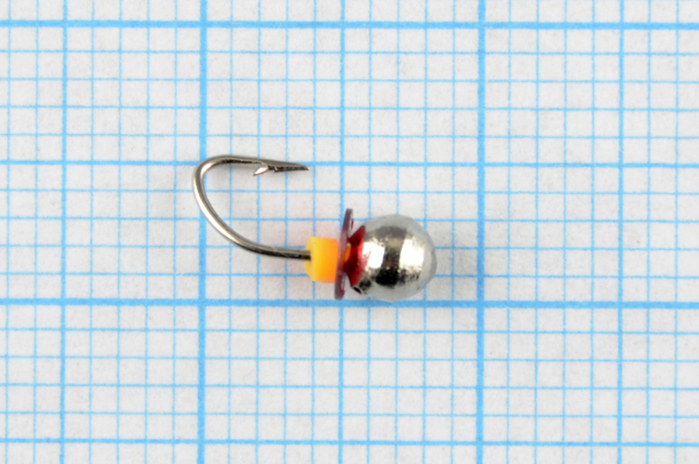 Мормышка Wormix точеная вольфрамовая Дробь d=3 гальваника серебро арт. 849