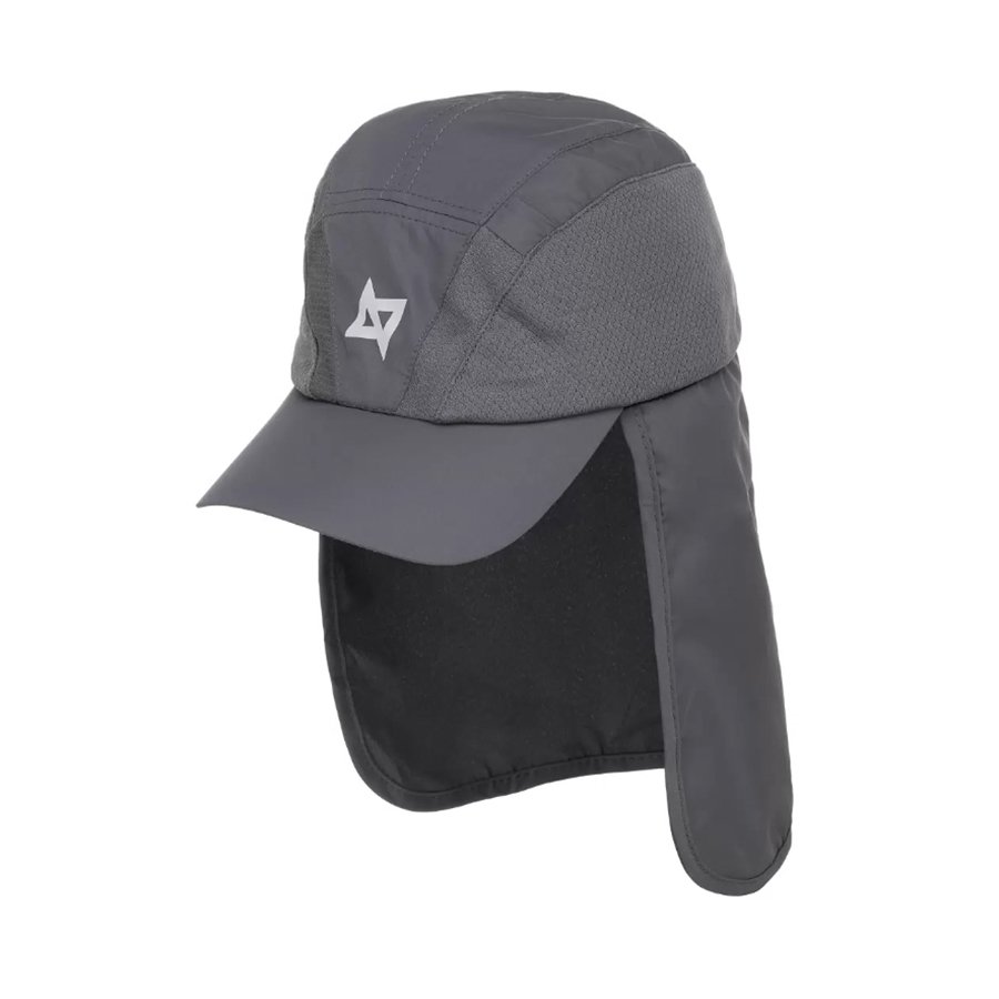 Бейсболка Nisus Glade с защитой шеи и лица, цв. Серый р. XL