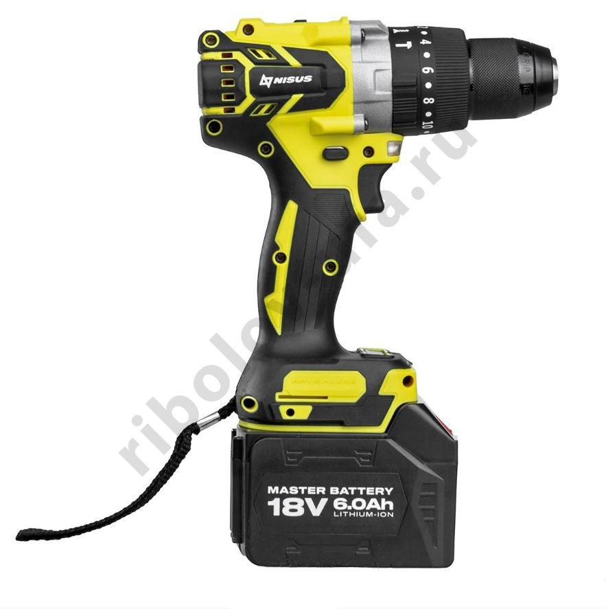 Шуруповерт-электробур Nisus 18V 6A 150 Hm(N-LB176S)