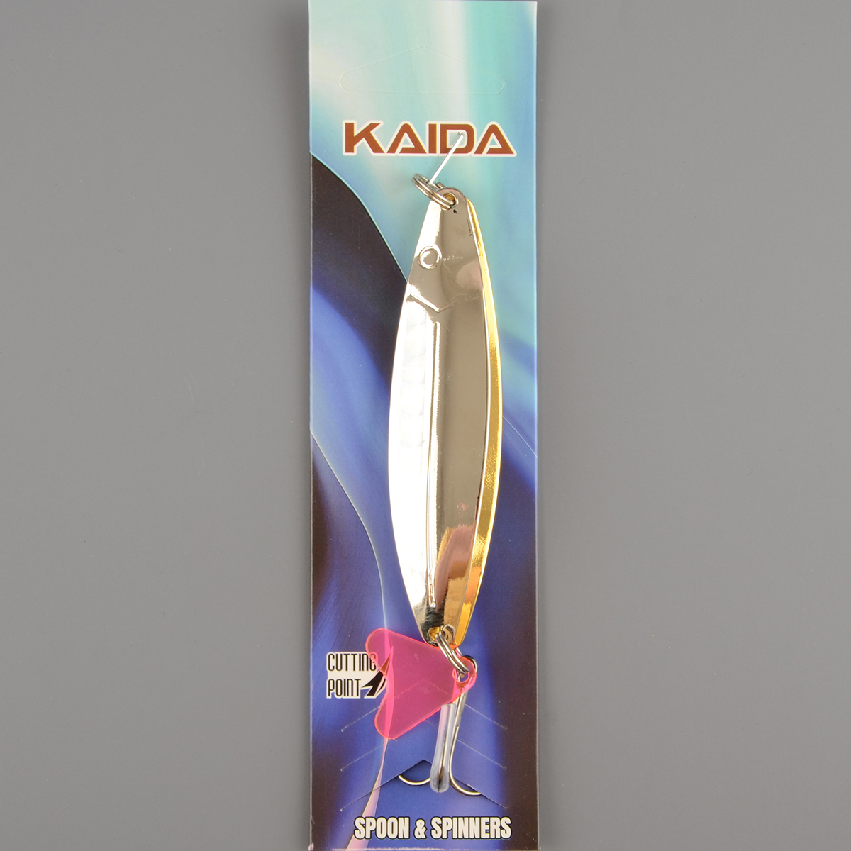 Блесна Kaida колеблющаяся 25006 20гр. цв.04-3 двойная шумовая