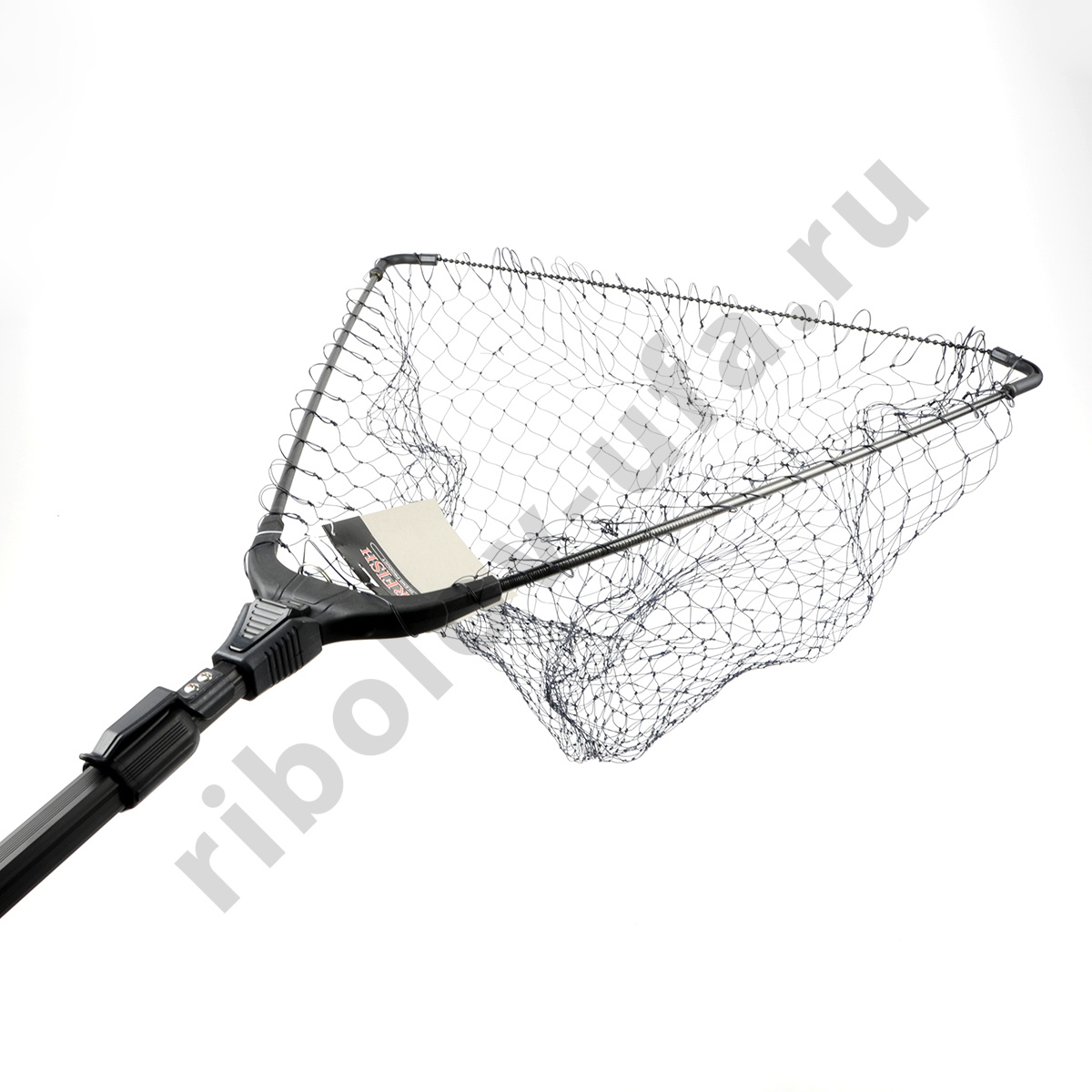 Подсачек Grfish телескоп. 2.2м, 60х60см, нейлон, яч.30мм, композитный материал