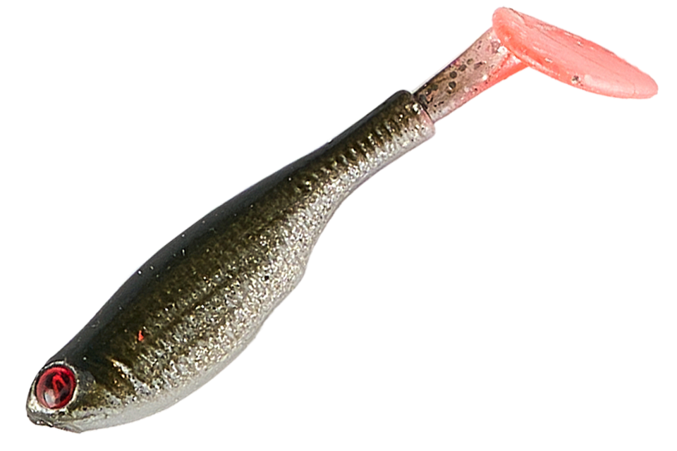 Силиконовая приманка Narval Fishing Mini Shad 10cm #046-Black Silver