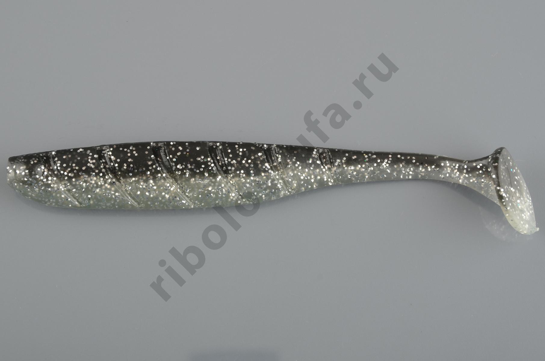 Силиконовая приманка Fishing Style Rumba 6,5 in 165мм # 001 Silver Black