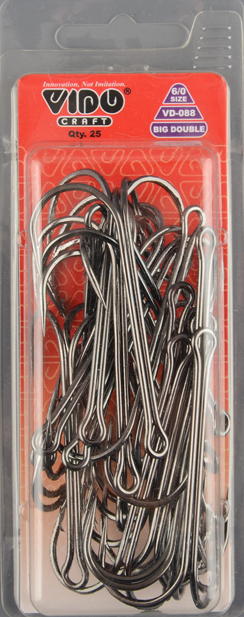 Крючок-двойник Vido Big Double Hooks №6/0 