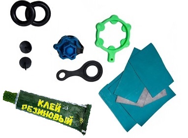 Ремкомплект для резиновых лодок Три кита