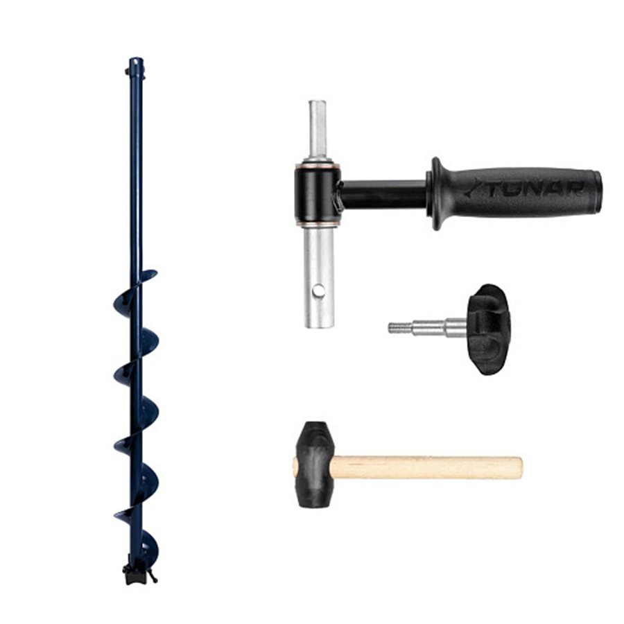 Комплект Шнек для шуруповерта Altay Energy 110R +адаптер АШ20ПС+молоточек (T-SAE110R-ASH20)