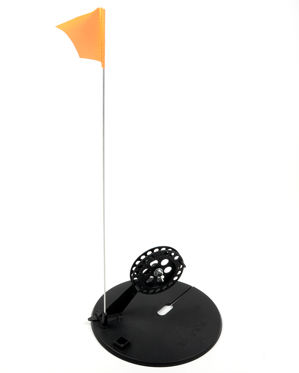 Жерлица Rod Stars не оснащенная пластиковая стойка, катушка 90 мм