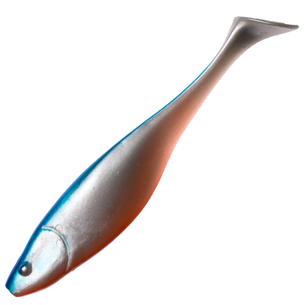 Силиконовая приманка Narval Commander Shad 10cm #001-Blue Back Shiner (5шт/уп)