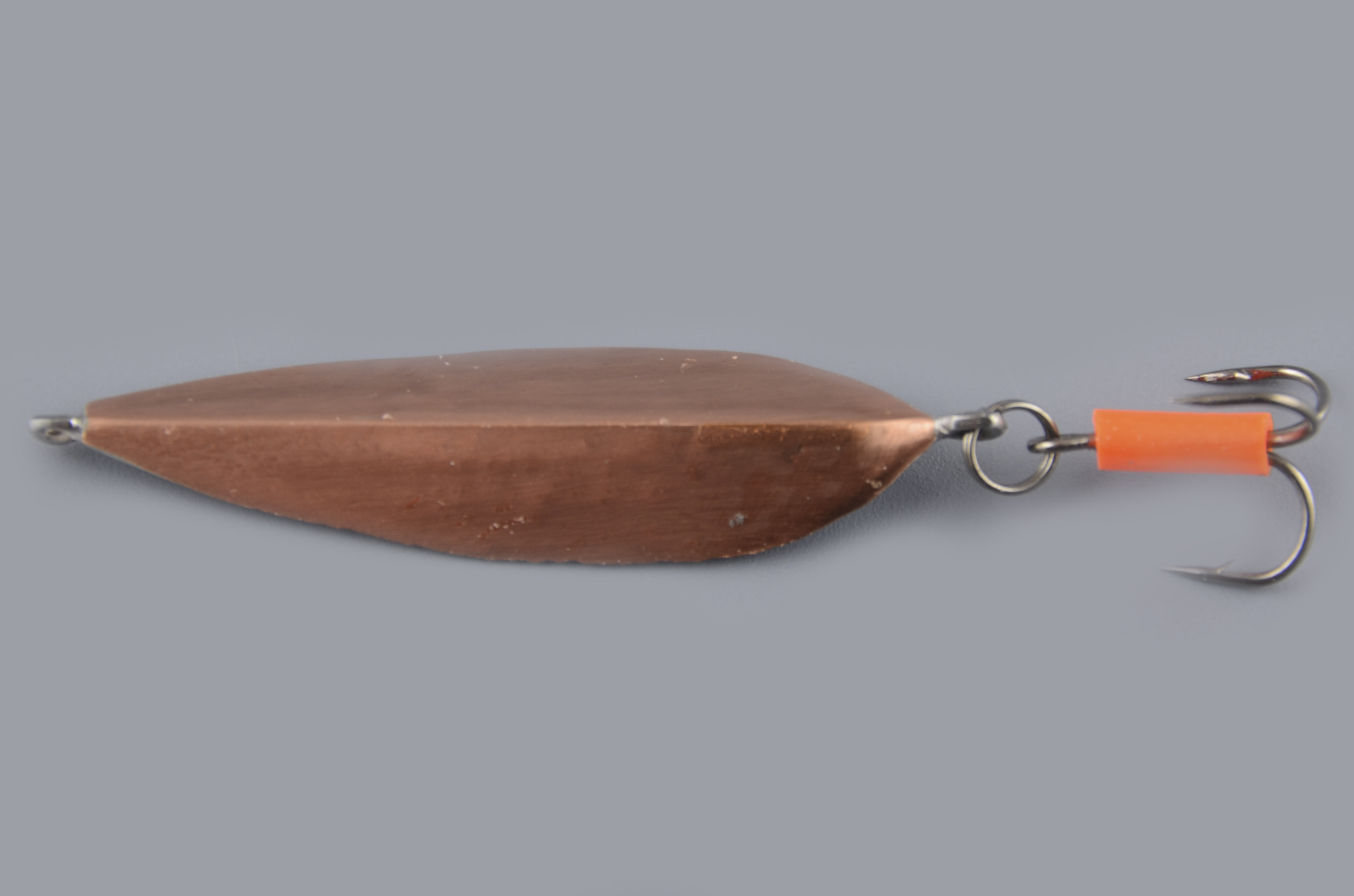 Блесна Курганская Маропедка №18 с тройником, 36мм 150° цв. медь