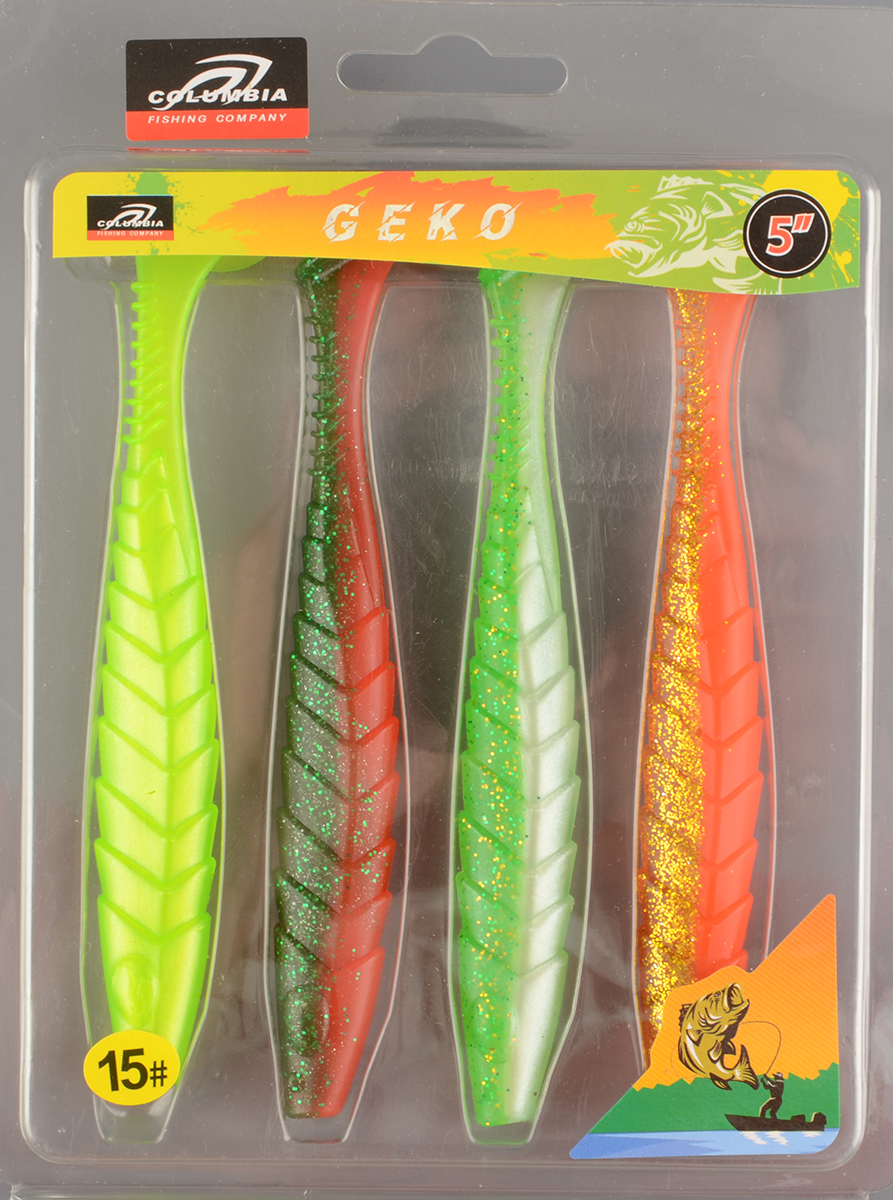 Силиконовая приманка Columbia Geko 5in #15