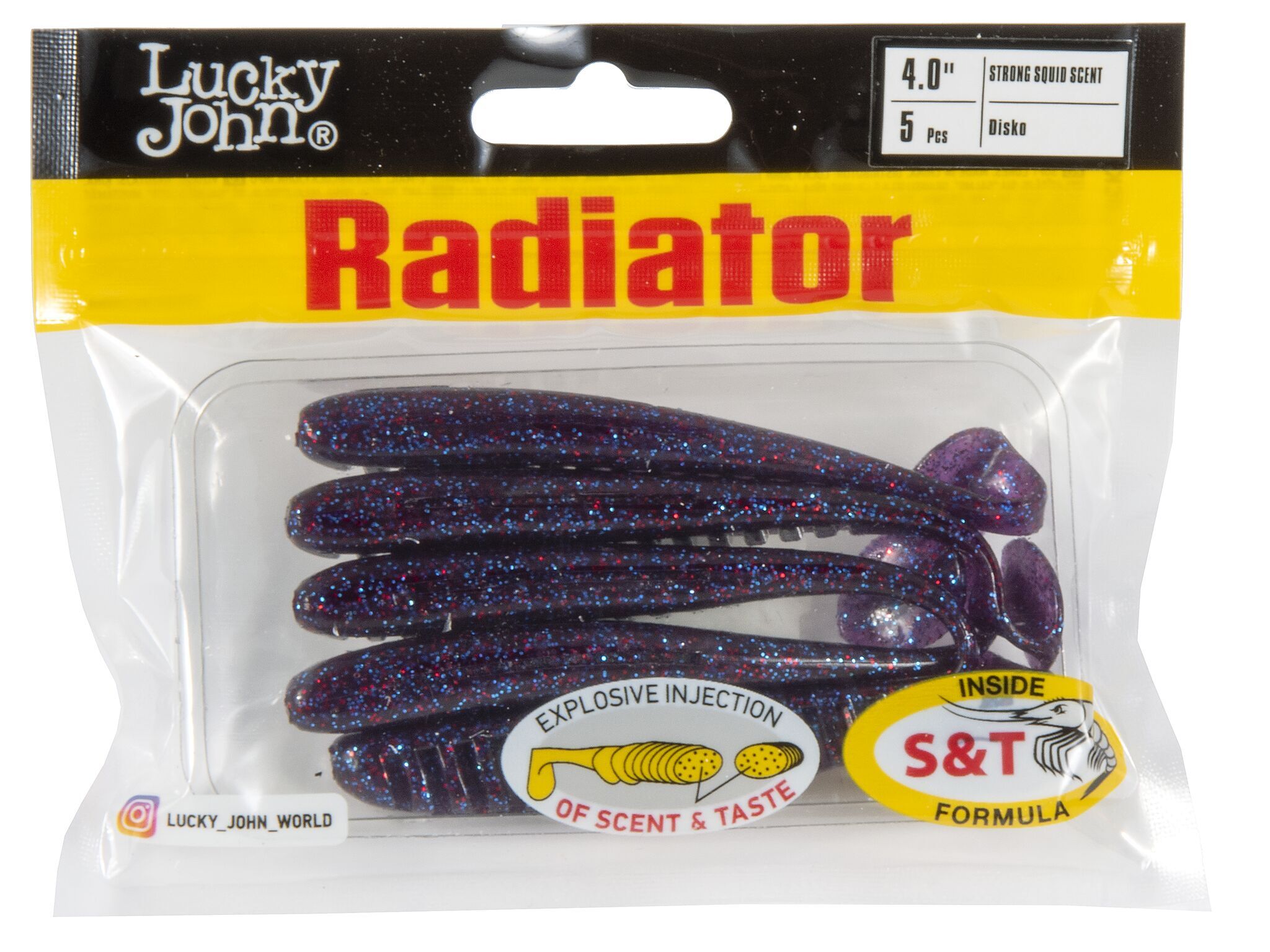 Силиконовая приманка Lucky John Radiator 4.0in 10см /S63