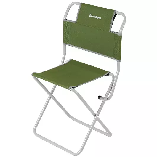 Стул со спинкой Nisus СР-450.19c (ст.труба д19) Green (T-N-TC-450.19s-G)  