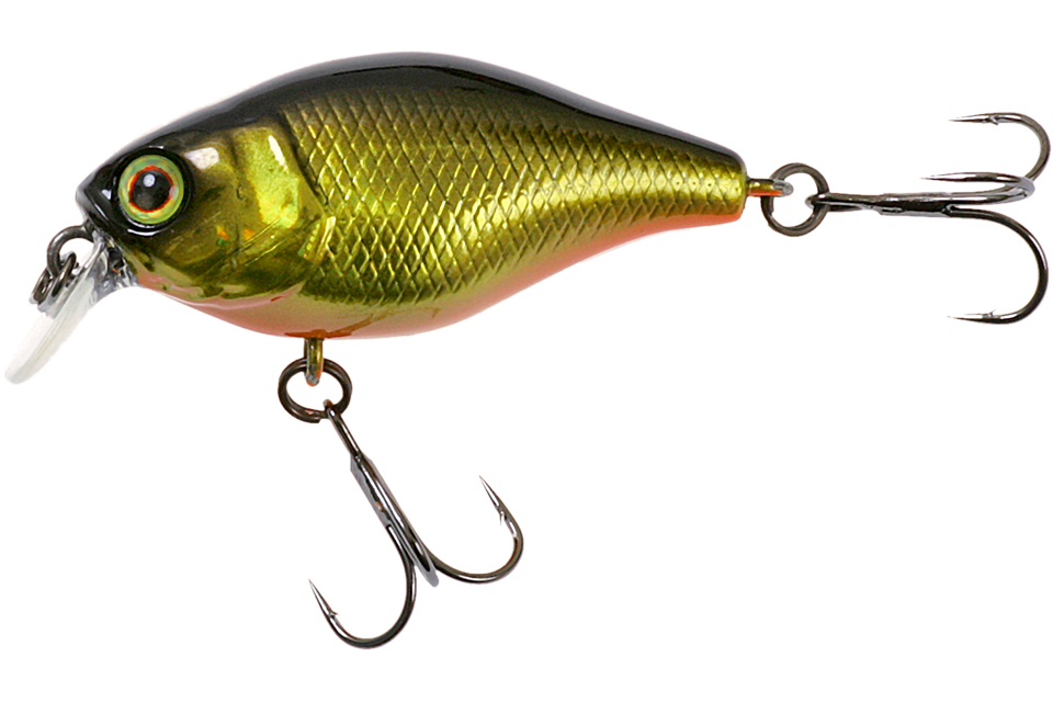 Воблер Jackall Cherry 44 дл. 4.4 см, гл. 1.0 м, 6.2 гр., floating, цв. hl gold&black