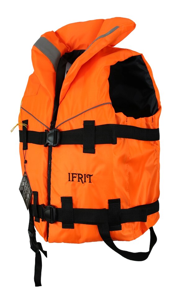 Жилет спасательный Ifrit 70 Люм. оранжевый, р. M 70кг ЖС-403