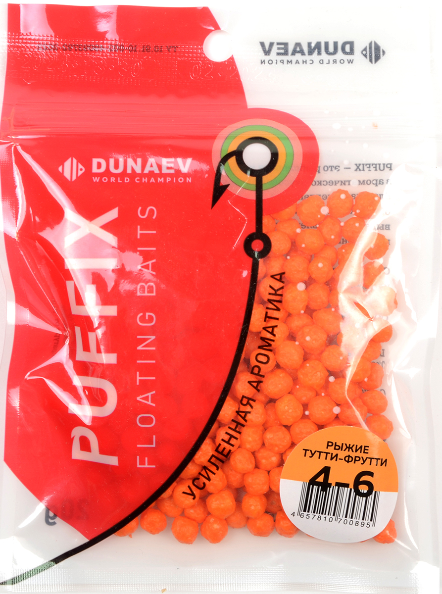 Пуф Dunaev 4-6мм, рыжие тутти-фрутти
