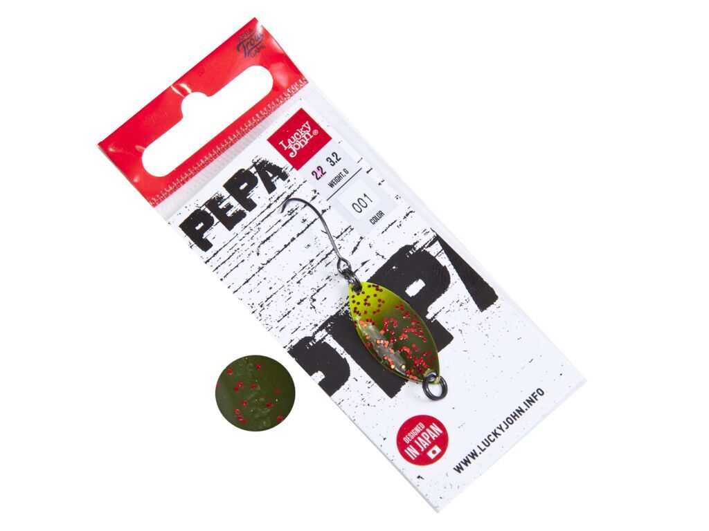 Блесна колеб. Lucky John Pepa длин.25мм/02.2 г цв. 001