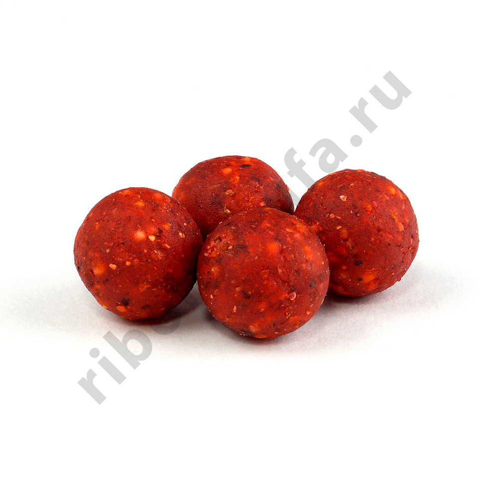 Бойлы GBS и Fadeev вареные hard series 20 мм Fresh Strawberry Свежая Клубника 