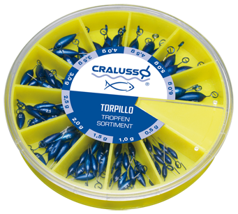 Набор свинцовых грузов Torpillo 3021 (Cralusso): 0.5-6 гр