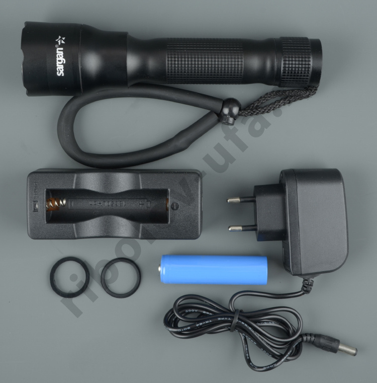 Фонарь подводный Sargan Кречет 650 люмен, алюминиевый корпус, аккумуляторный 