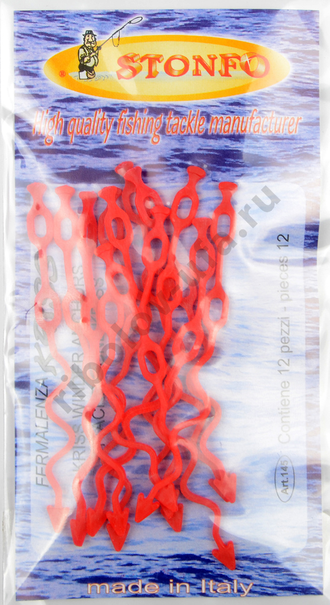 Натяжитель поводка резиновый для малого мотовила до 22см Stonfo