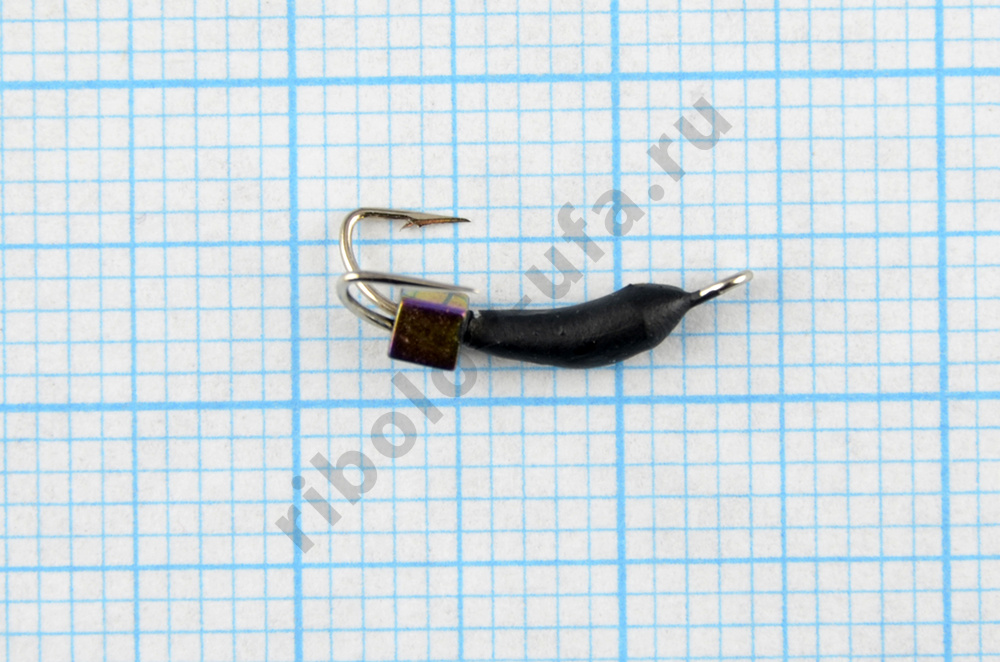 Мормышка Wormix точеная вольфрамовая Коза d=2 Уралка с кубиком Хамелеон арт. 177