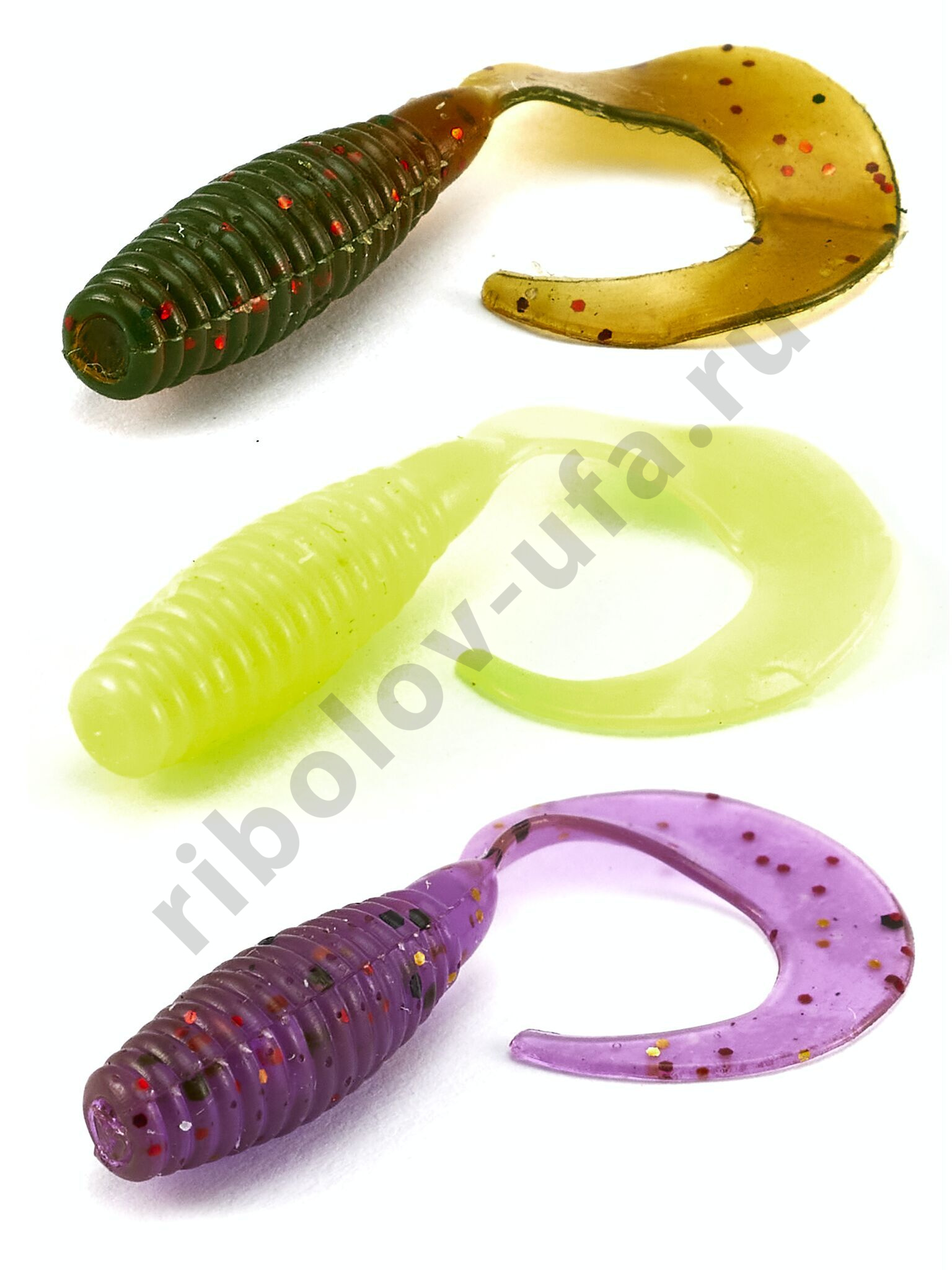 Силиконовая приманка Lucky John Pro Series Micro Grub 1.0in 2.5см /Mix1