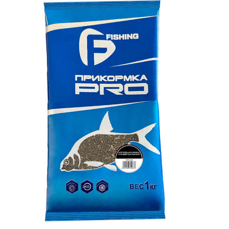 Прикормка F-Fishing Pro 1кг Холодная вода Универсальная