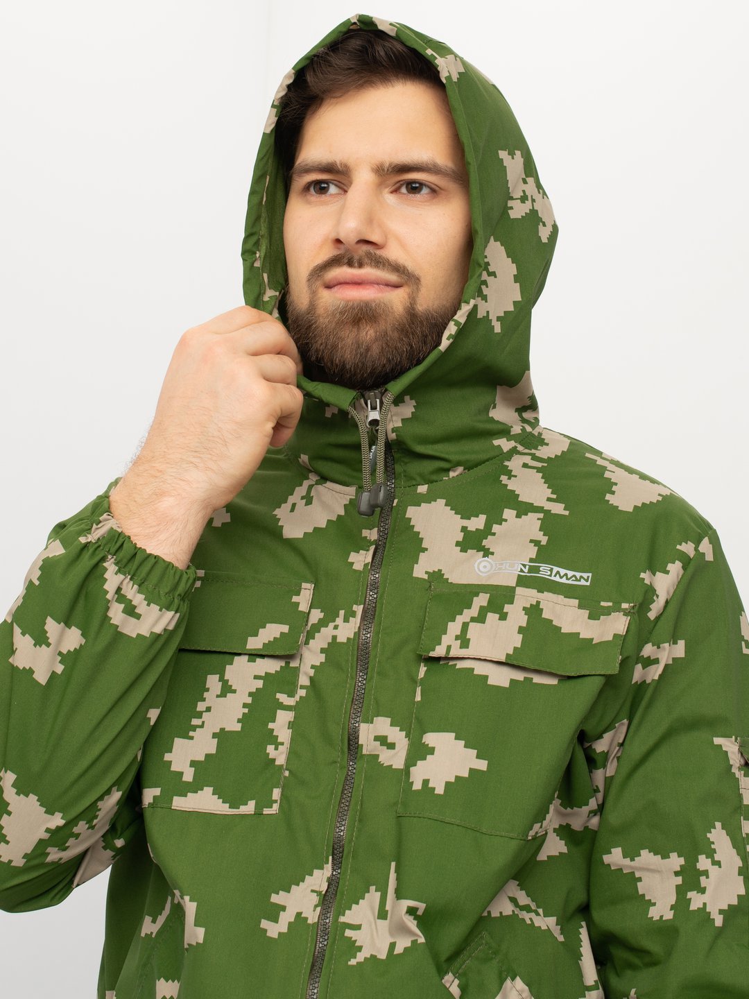 Костюм Huntsman Стрелок Цв. Камуфляж Березка Ткань Смесовая ТС  р. 56-58