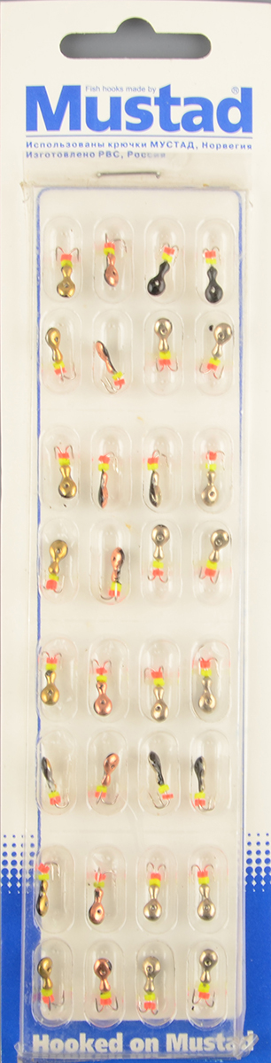 Набор мормышек РВС тип 2 102 Коза (уп.32шт)