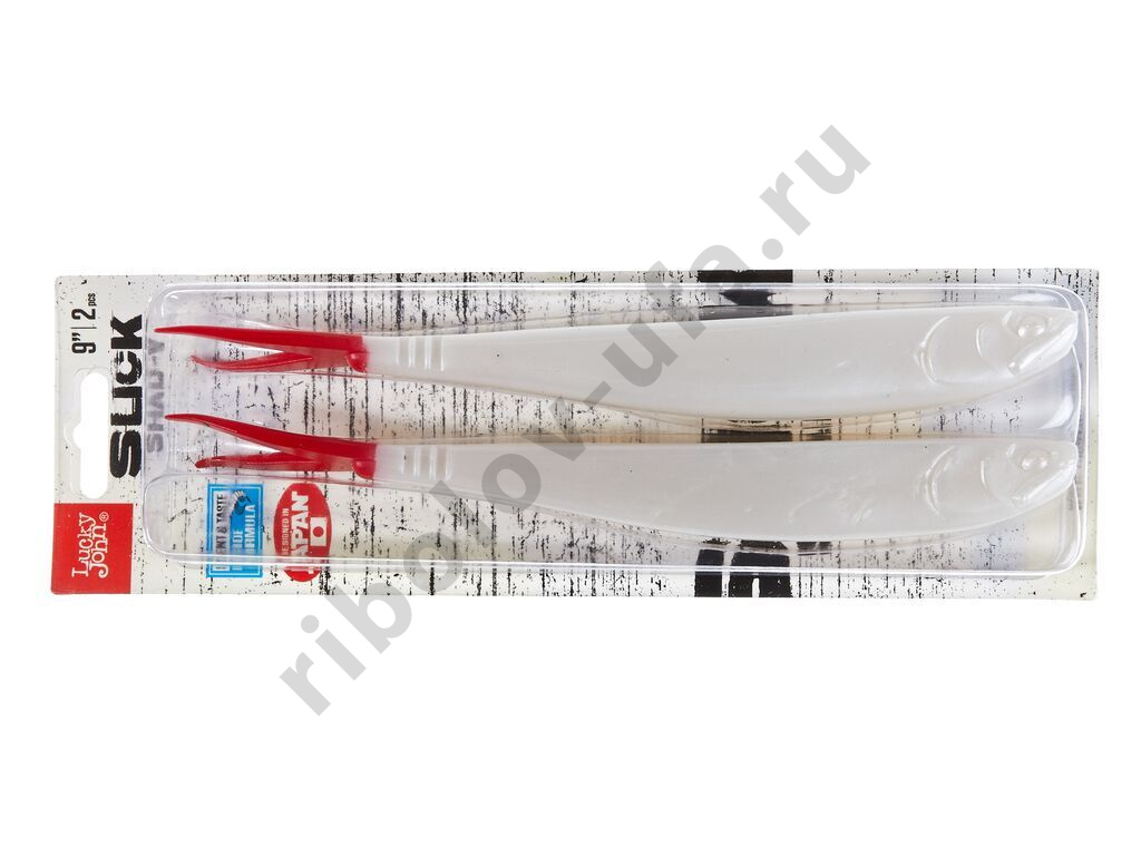 Силиконовая приманка Lucky John 3D Slick Shad-V 9.0in 22,86см /009