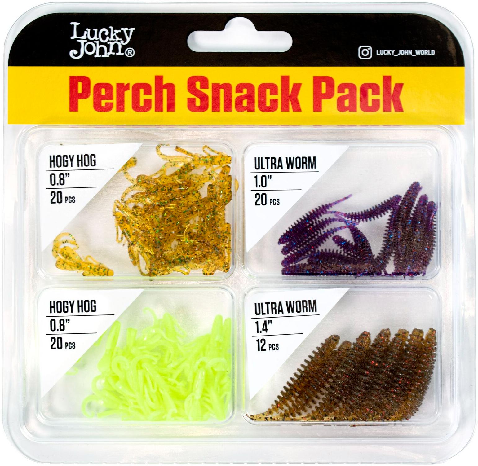 Набор приманок Lucky John Pro Series Perch Snack Pack Mix 3