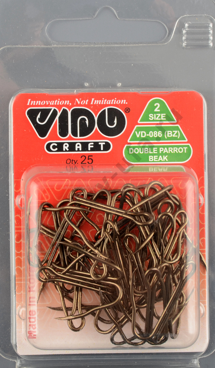 Крючок-двойник Vido Double Parrot Beak №2 BZ