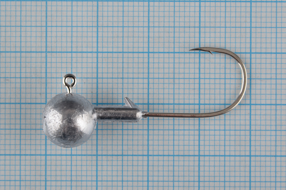 Джиг-головка  ШАР кр. Gamakatsu (Япония) № 2/0/8гр Nic (20шт/уп)