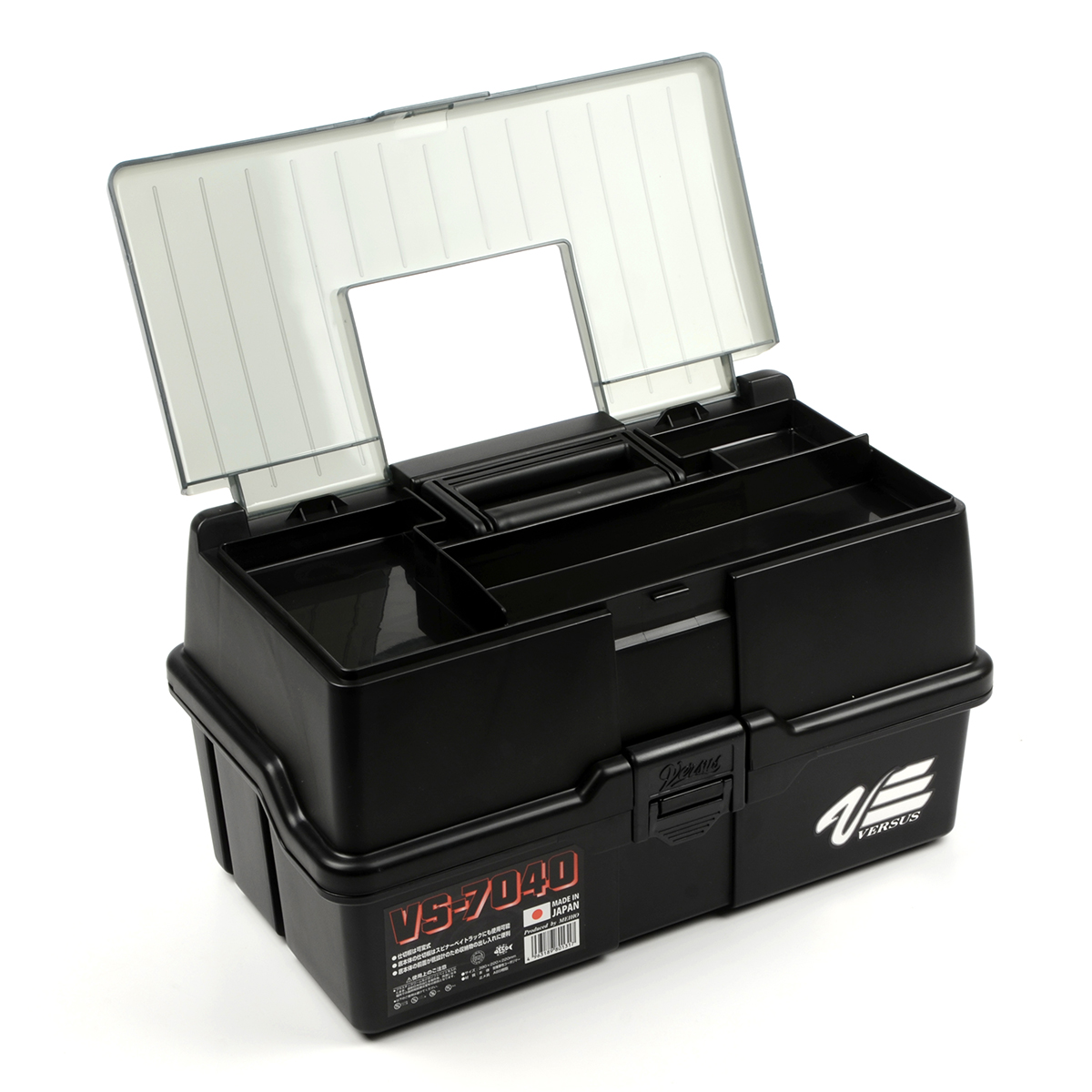 Ящик рыболовный Meiho Versus (390*220*220), черный (VS-7040-BL)