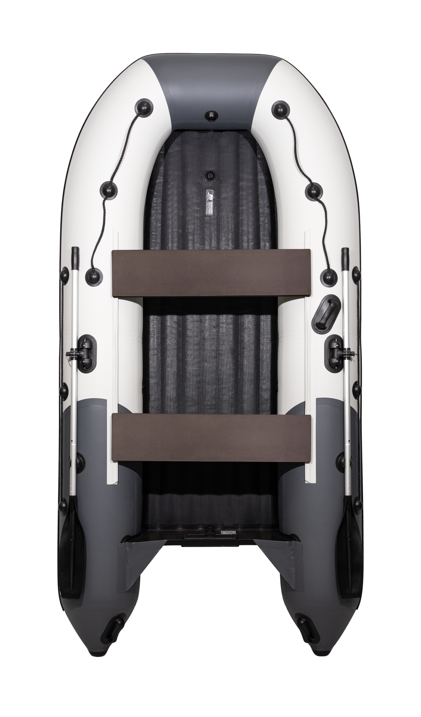 Лодка Ривьера Компакт 3200 НДНД комби светло-серый/графит