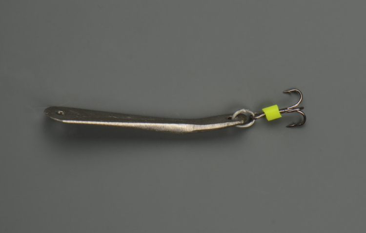 Блесна зимняя Белая река Планер 3гр никель