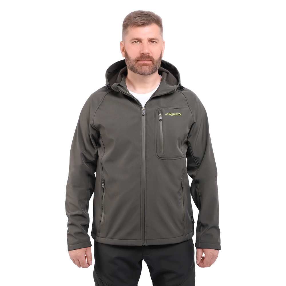 Куртка Aquatic КС-06 (soft shell, мембрана 10000/10000) цвет: хаки, размер L