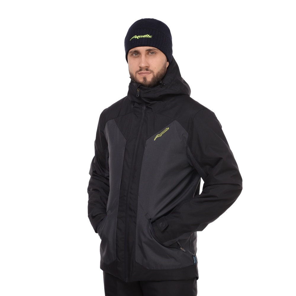 Куртка Aquatic демисезонная КМ-01ТС L (мембрана 15000/15000, цвет: темно-синий, размер L) РР